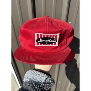 Vintage K Brand MoorMans Farm‎ Feed Snapback Hats - Read Desc. (2E)